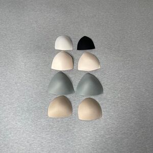 Steve Madden Black, Green & Nude Bra Pad Inserts 8 PCS. Set